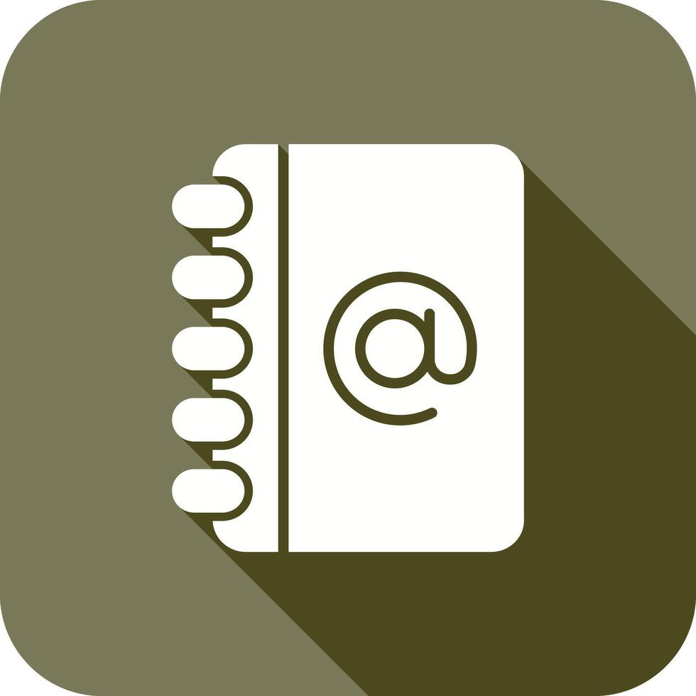 Address Book Icon Design vector