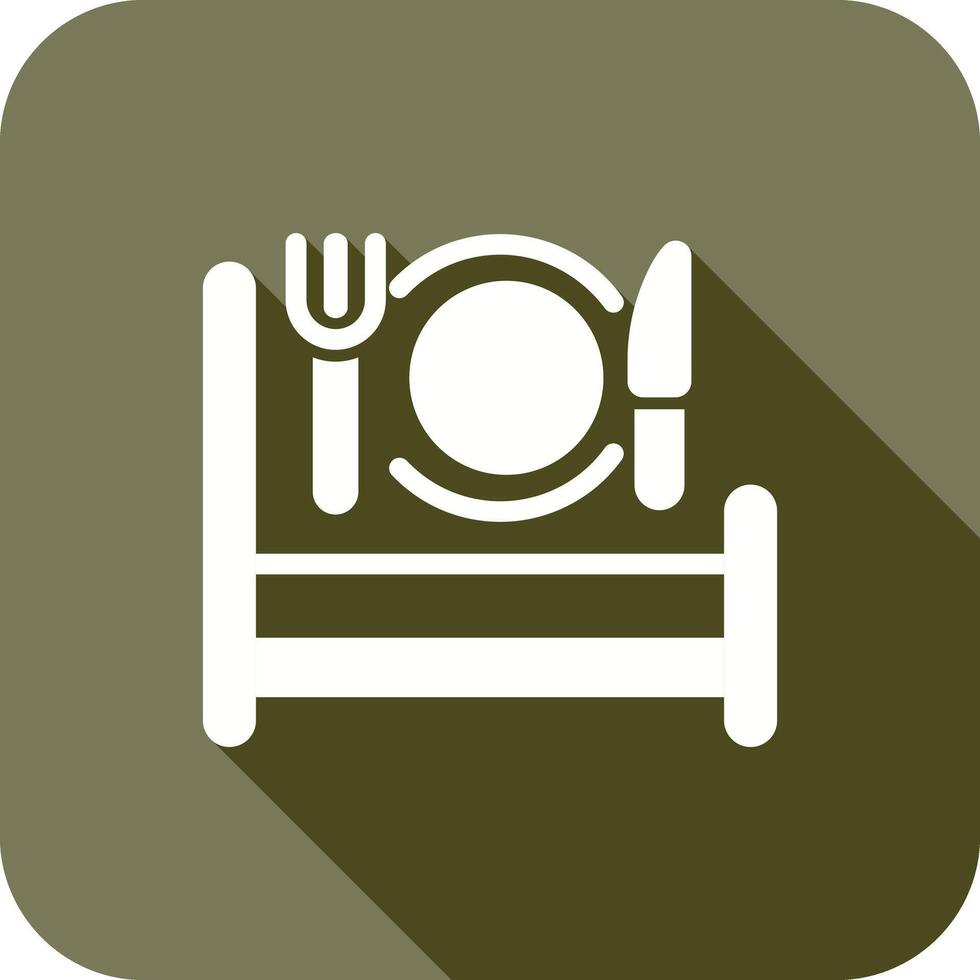 Breakfast in Bed Icon Design vector