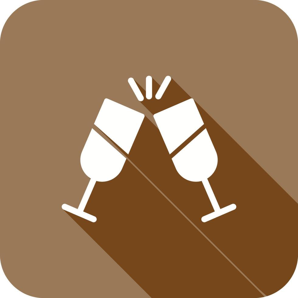 Champagne Toast Icon Design vector