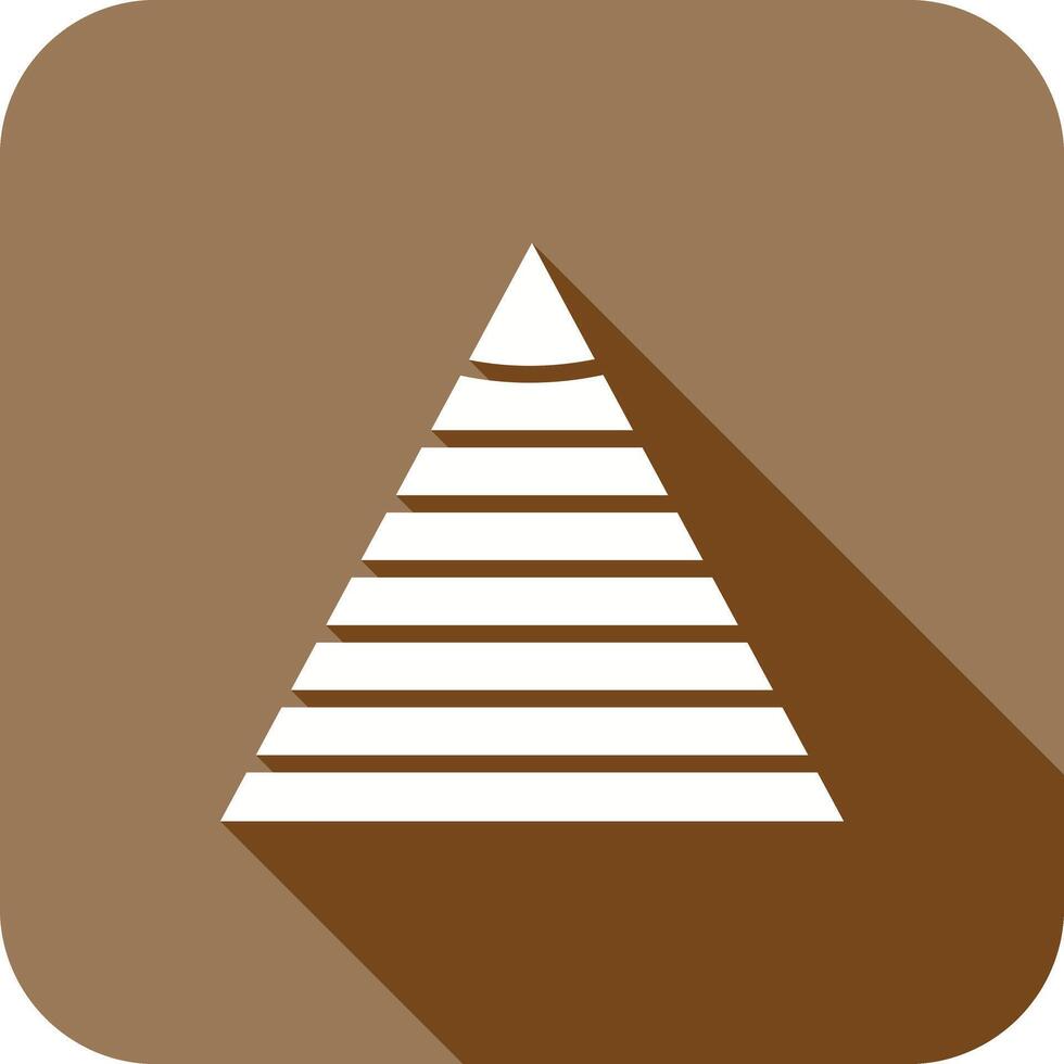 Pyramid Graph Icon Design vector