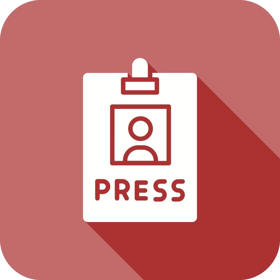 Press Pass Icon Design vector