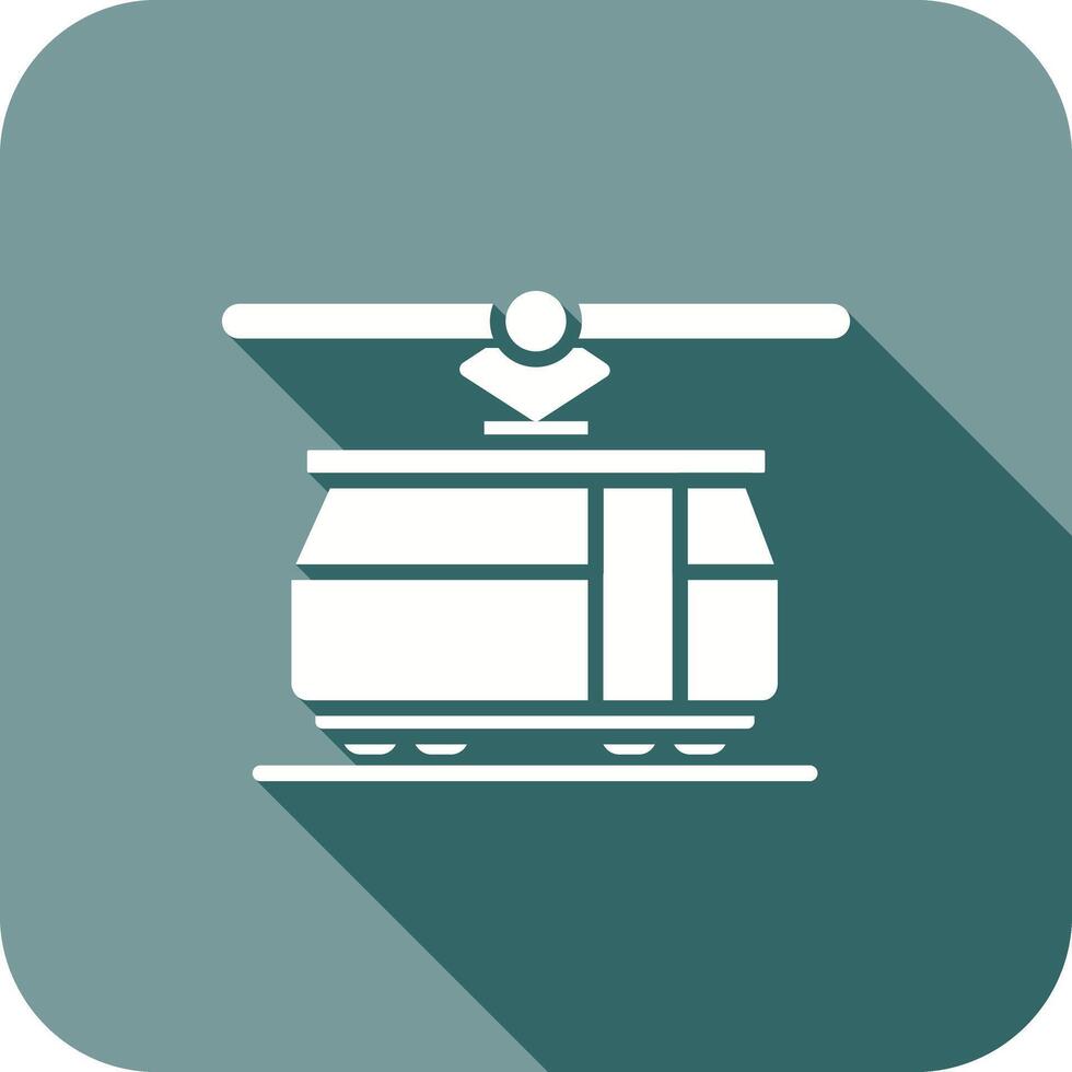 Tram Car Icon Design vector