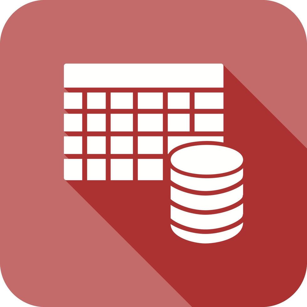 Table Data Icon Design vector