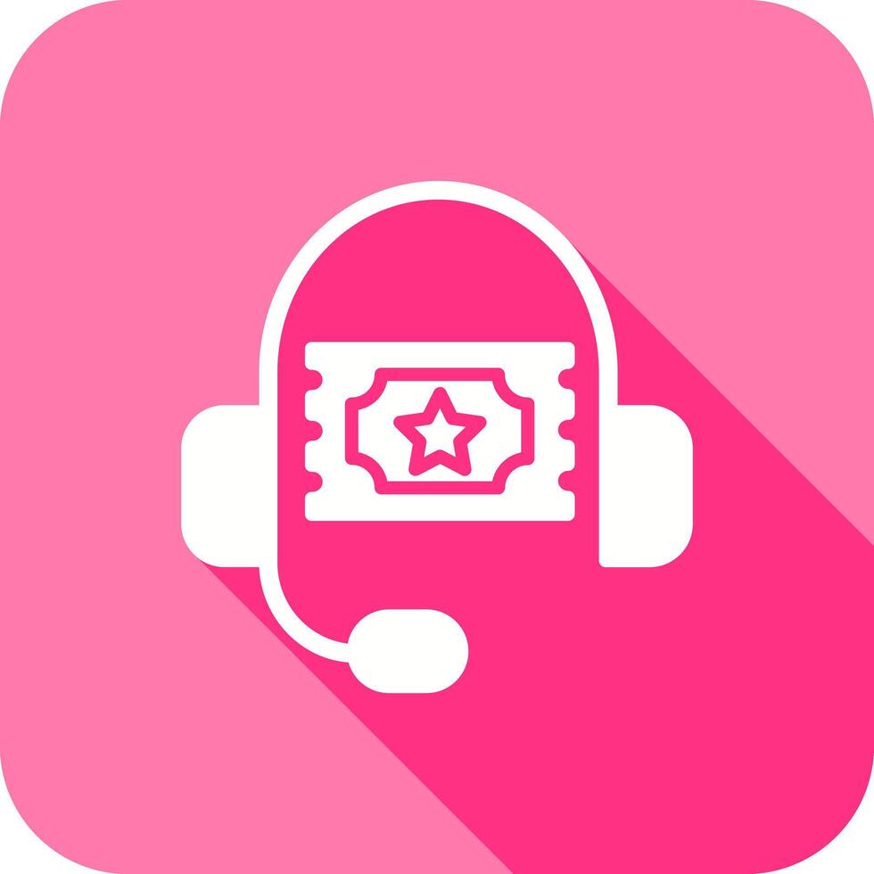 Support Ticket Icon Design vector