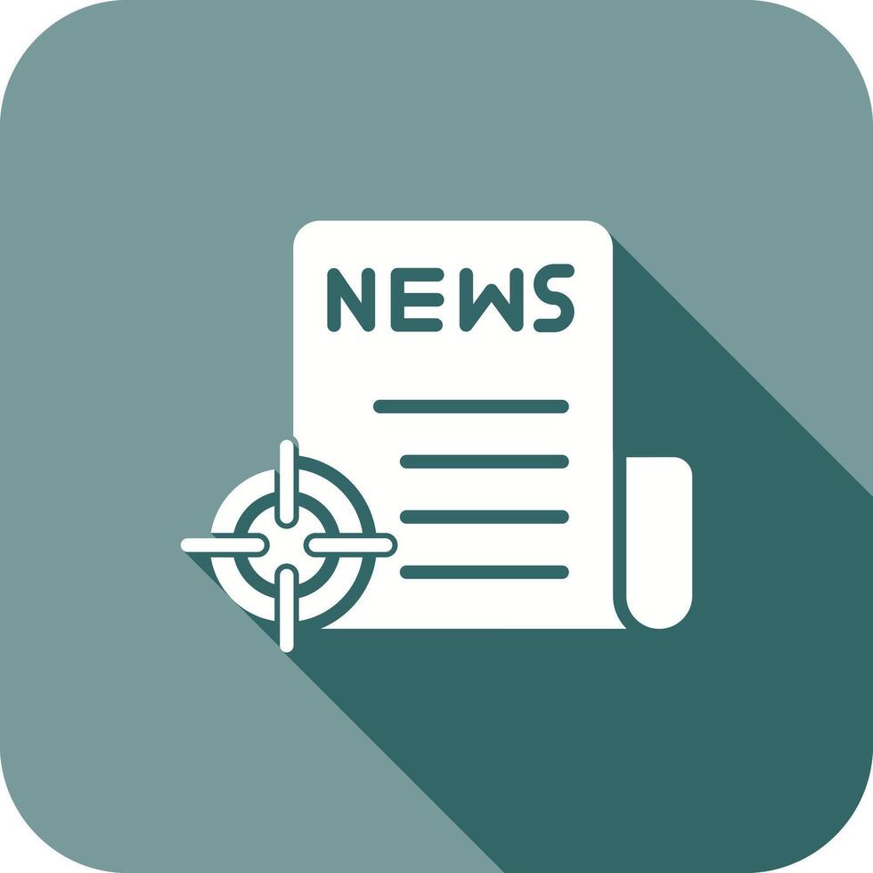 News Scoop Icon Design vector