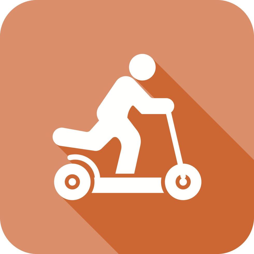 Kick Scooter Icon Design vector
