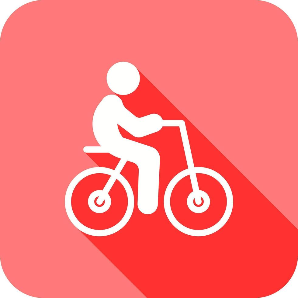 Person Biking Icon Design vector