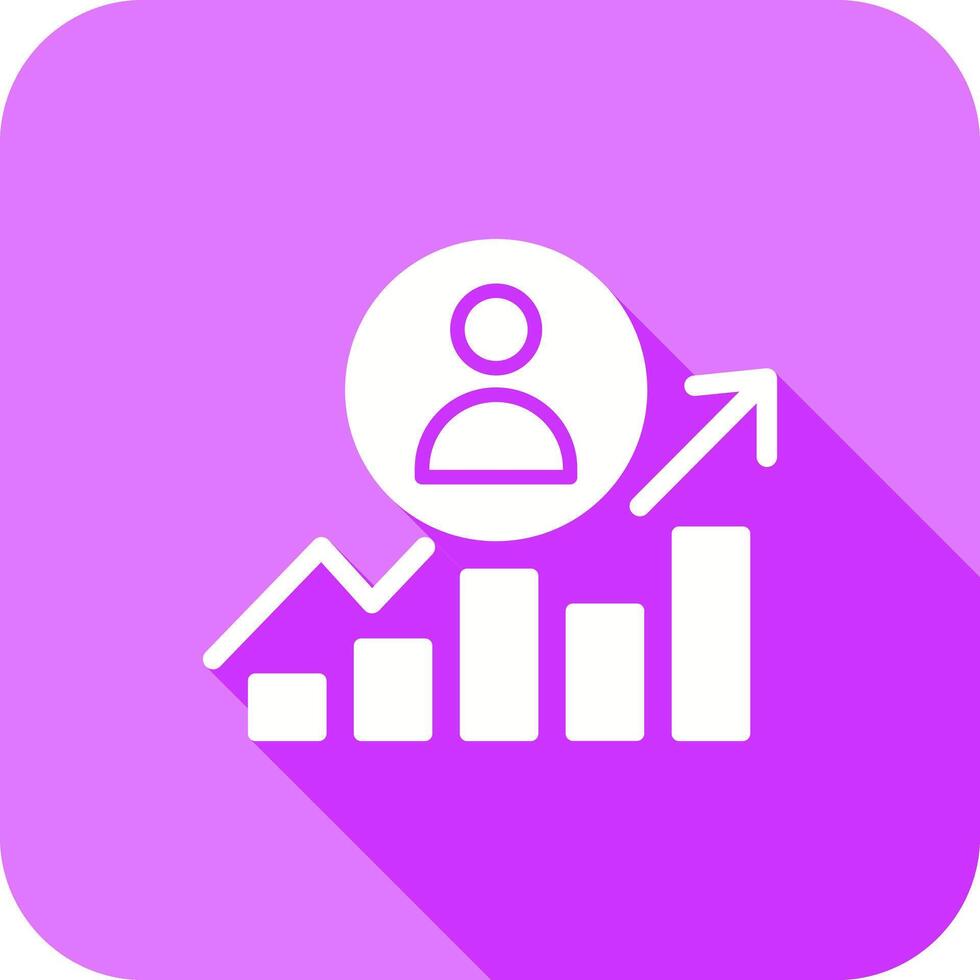 Career Growth Icon Design vector