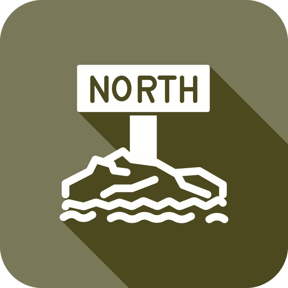 Northpole Icon Design vector