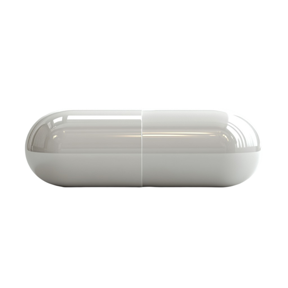 White Pill Capsule png
