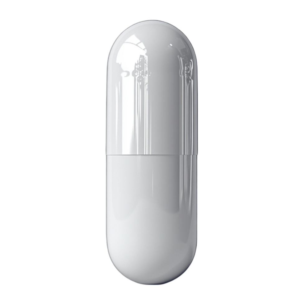 White Medical Capsule png