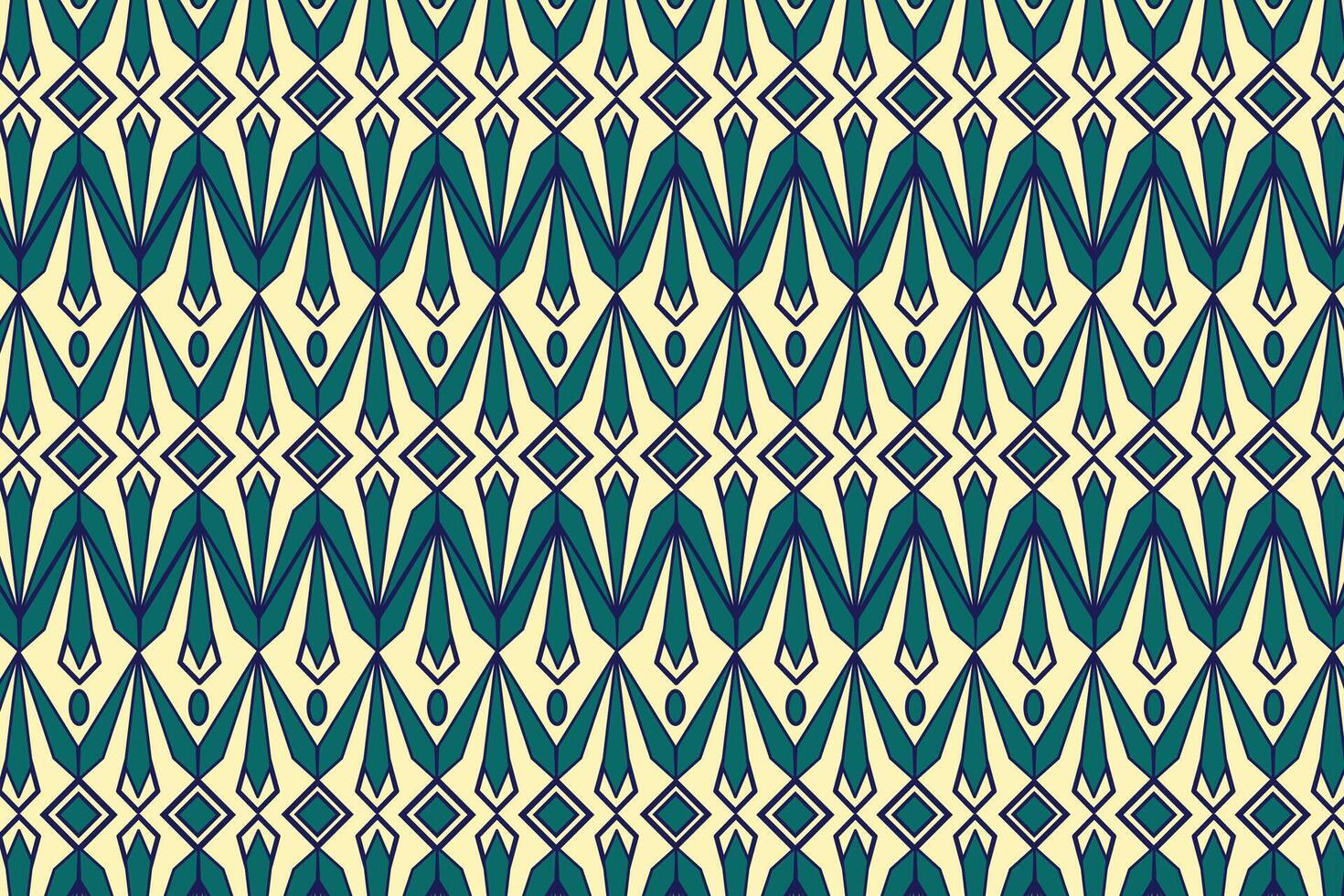 Art deco style geometric shapes seamless repeat pattern vector