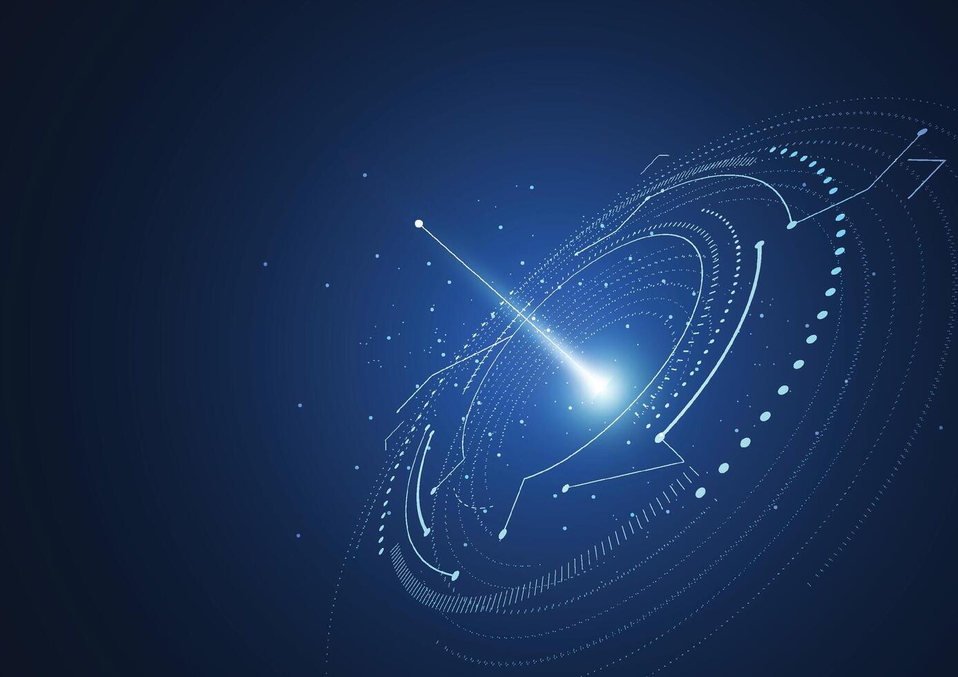 Abstract technology background with Big data. Internet connection, abstract sense of science and technology analytics concept graphic design vector