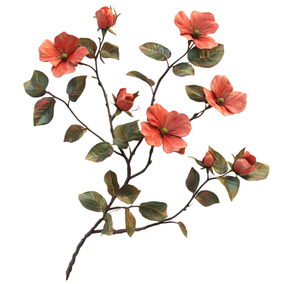Branch with Flowers png