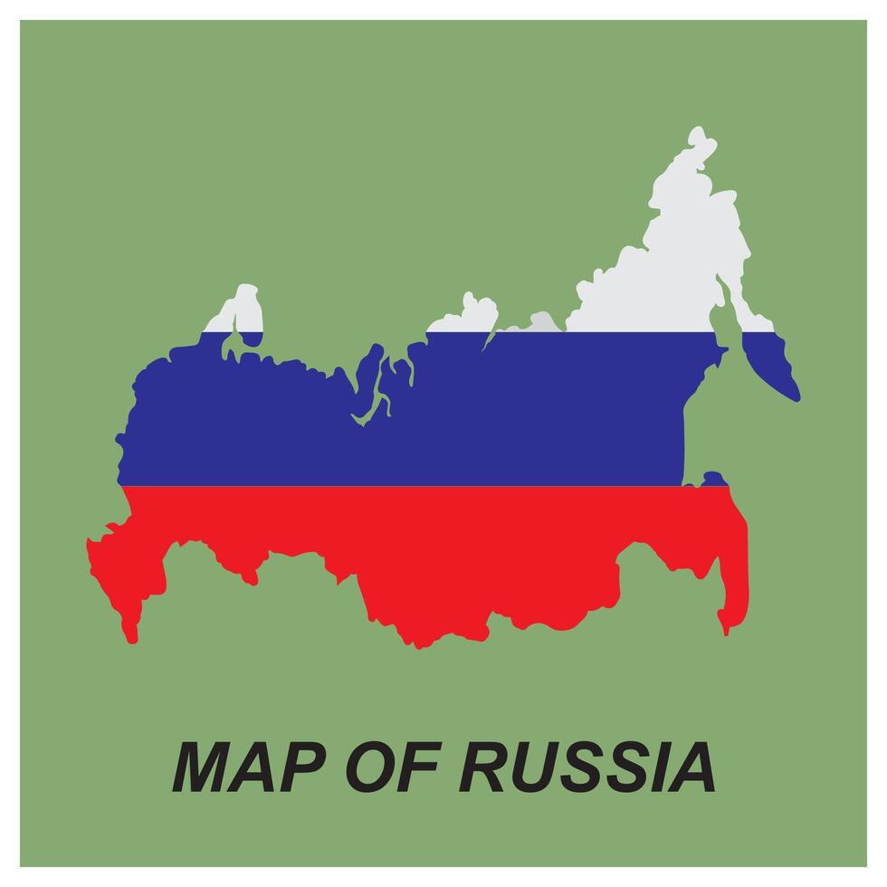 Map of regions of Russia vector