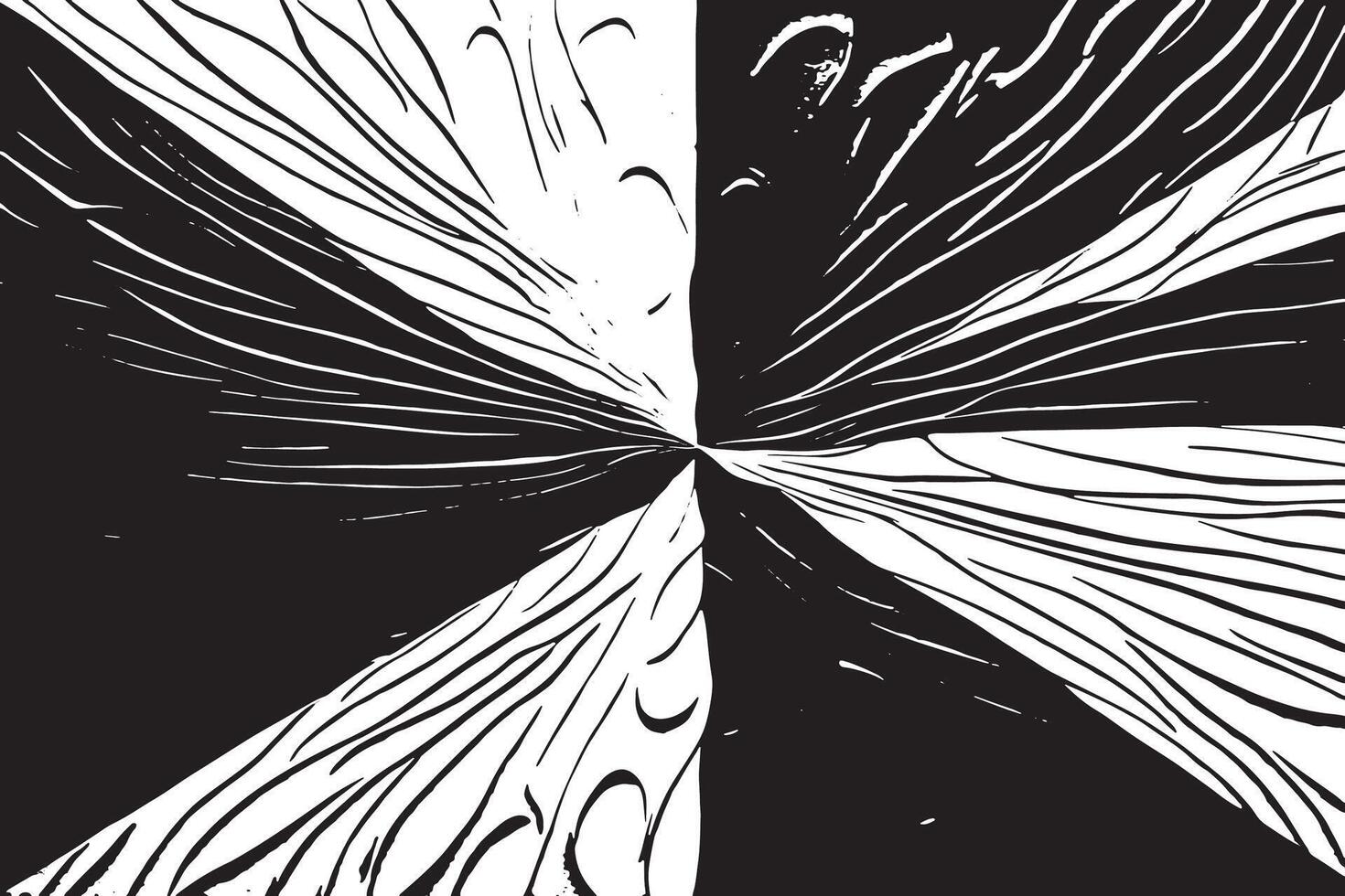 Monochrome Black Overlay Design for Backgrounds Abstract Monochrome Texture with Black on White vector