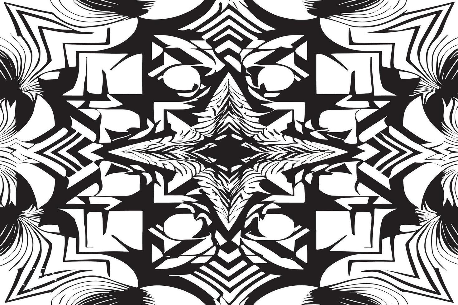 Minimalist Black and White Texture Art for Overlay Design Use Dynamic Hypnotic Illusion Texture on White for Artistic Backgrounds vector