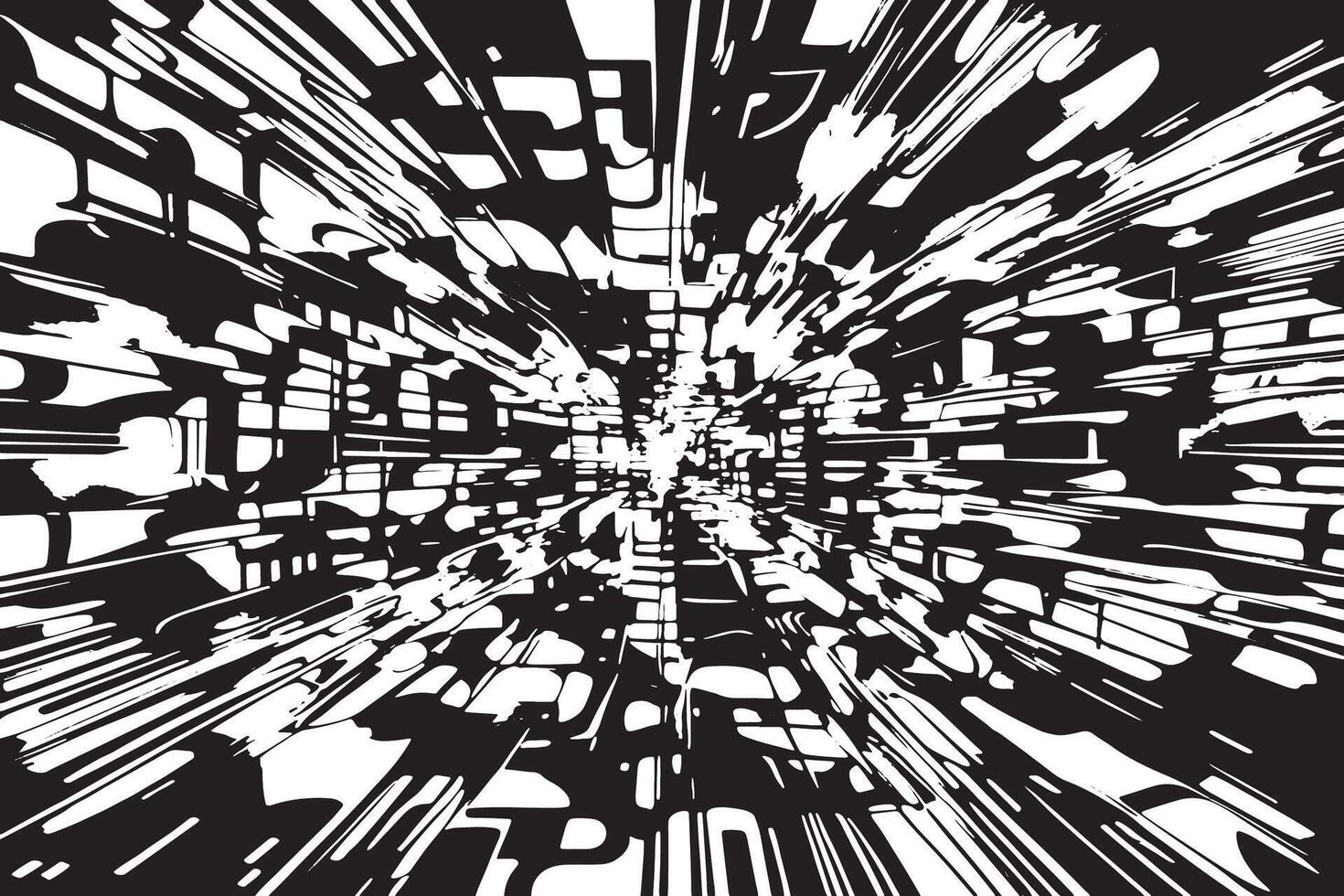 Artistic Black Texture for Monochrome Backgrounds vector