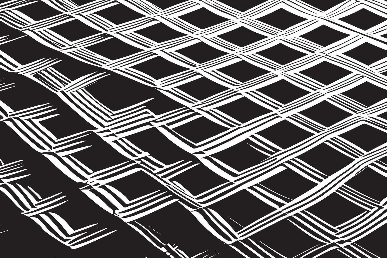 Black Abstract Lines on Clean White Texture vector