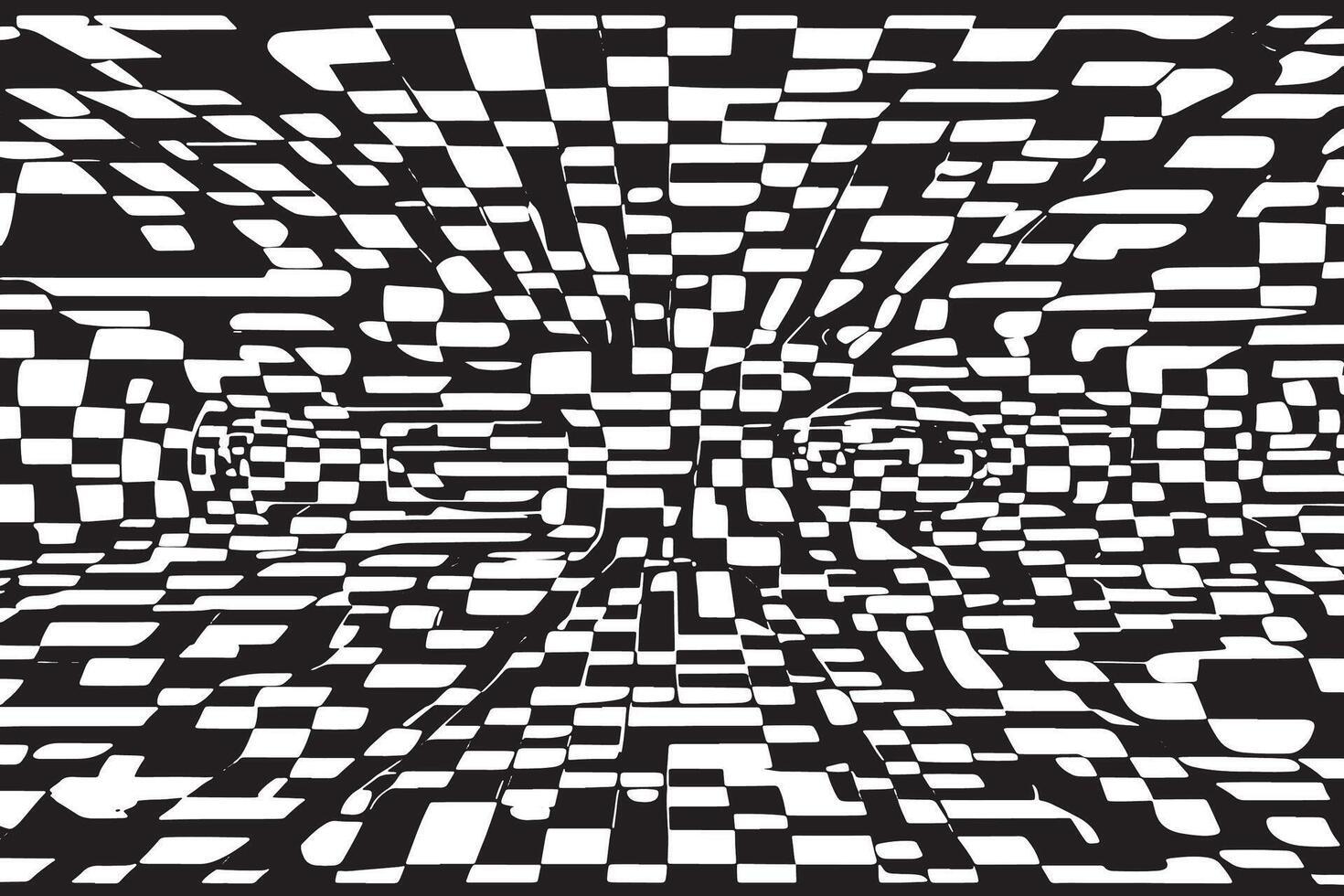 Abstract Black Texture on White Canvas for Design vector