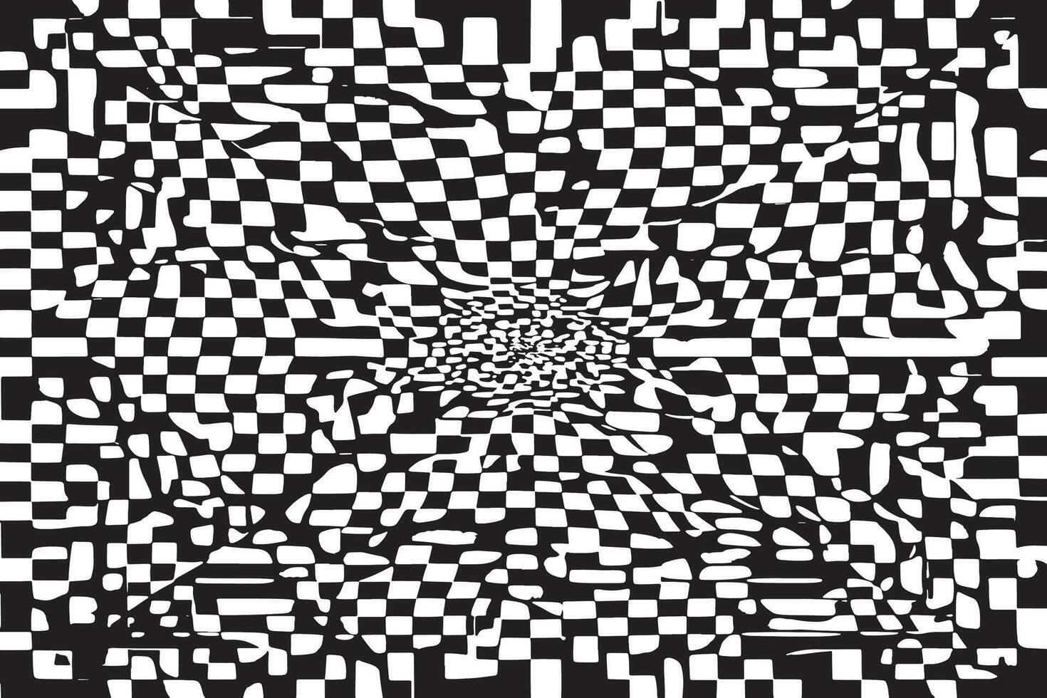 White Background with Bold Black Abstract Lines vector