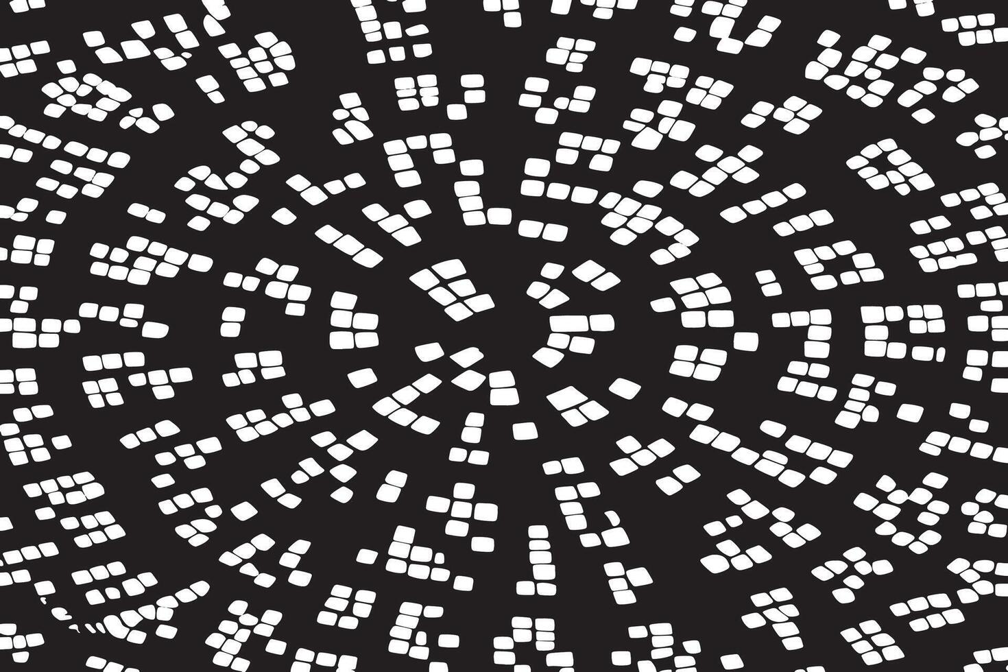 Bold Black Overlay on Clean White Canvas vector