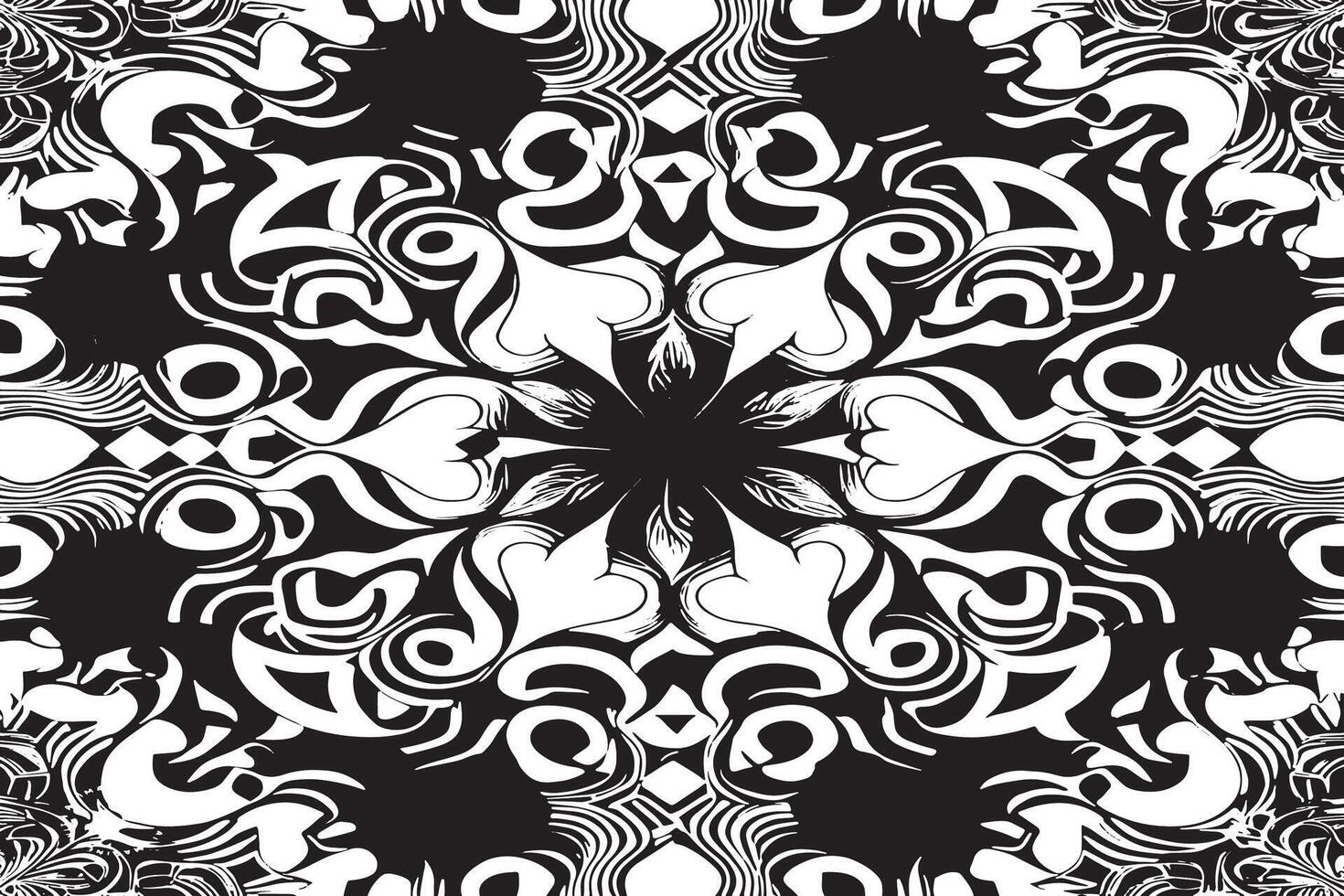 Monochrome Optical Illusion Texture Design for Modern Overlays vector