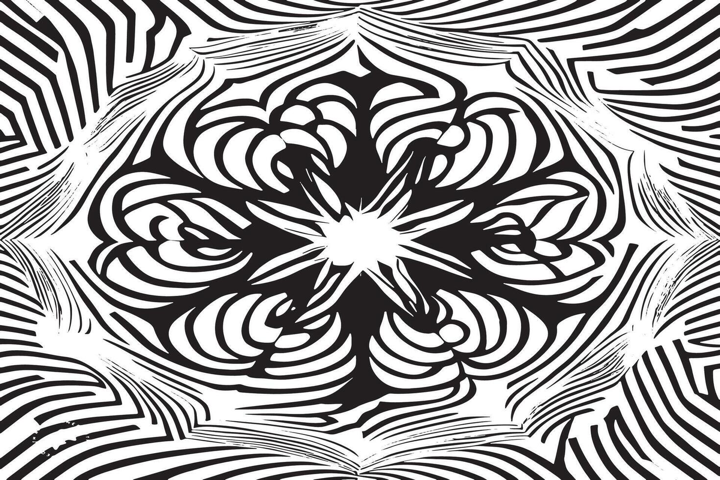 Black and White Textural Illusion for Modern Background Overlays vector