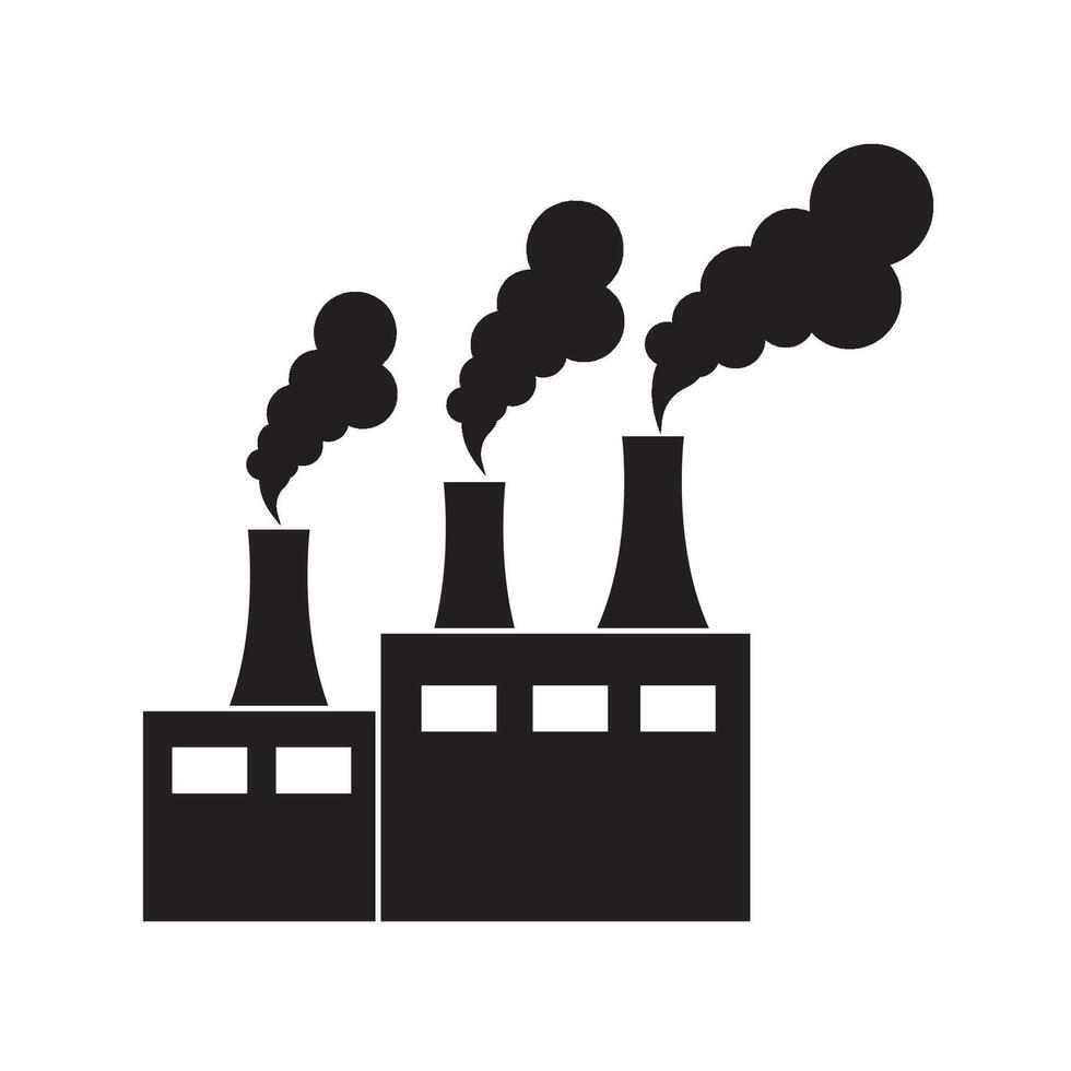 air pollution icon illustration design template vector