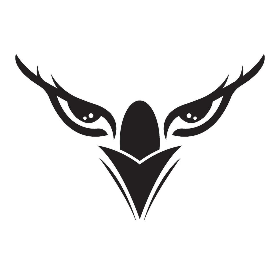 eagle eye icon illustration design template vector