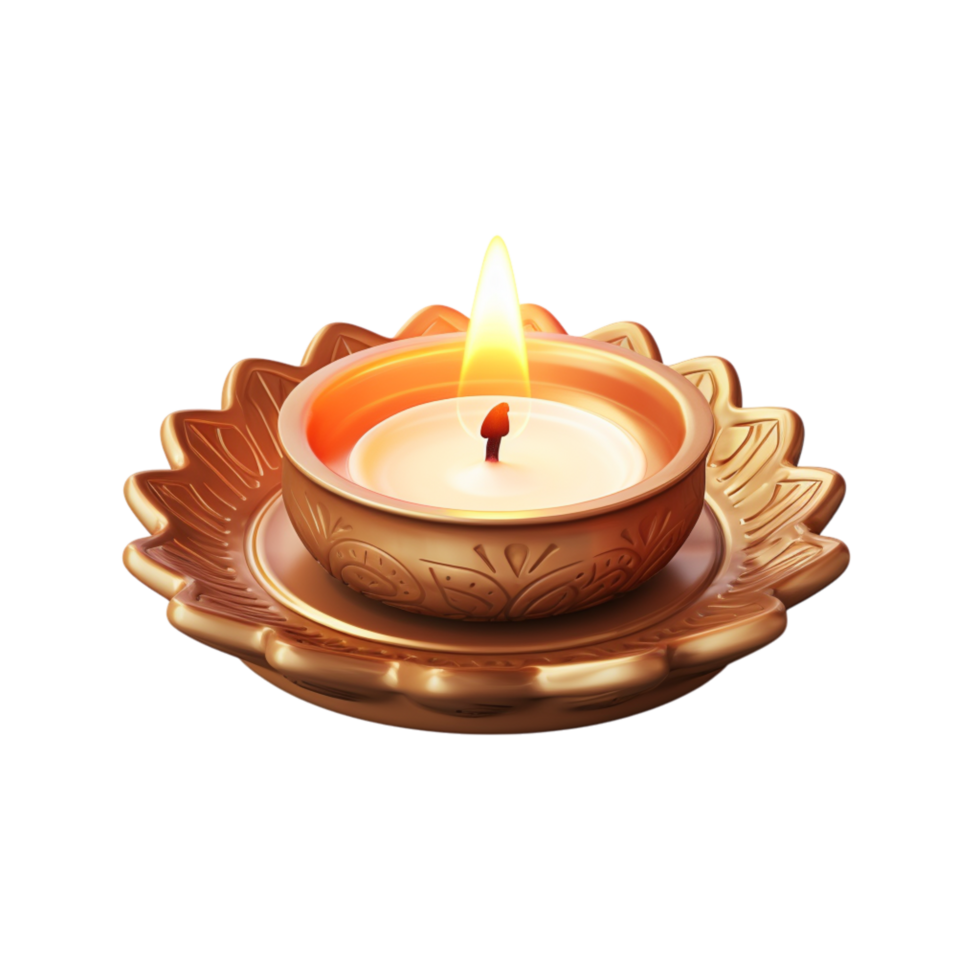 Diwali diya or oil lamp png