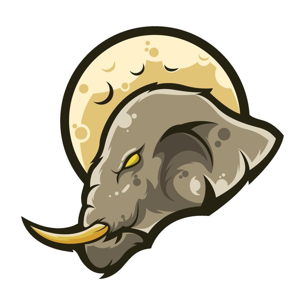 Illustration Elephant Mascot Logo vector