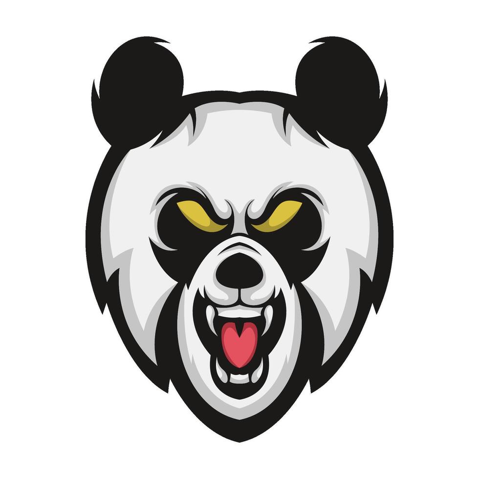 Illustration Panda Mascot Logo vector