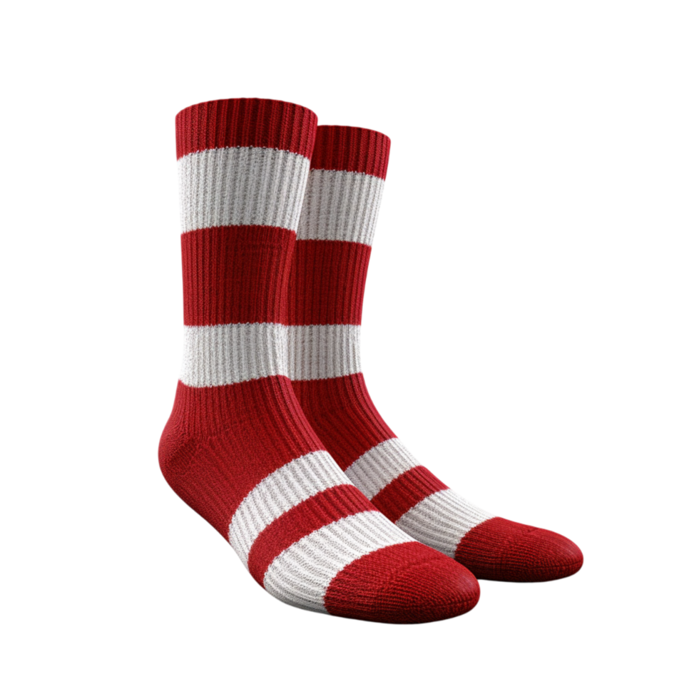 Sock Striped Xmas Stocking png