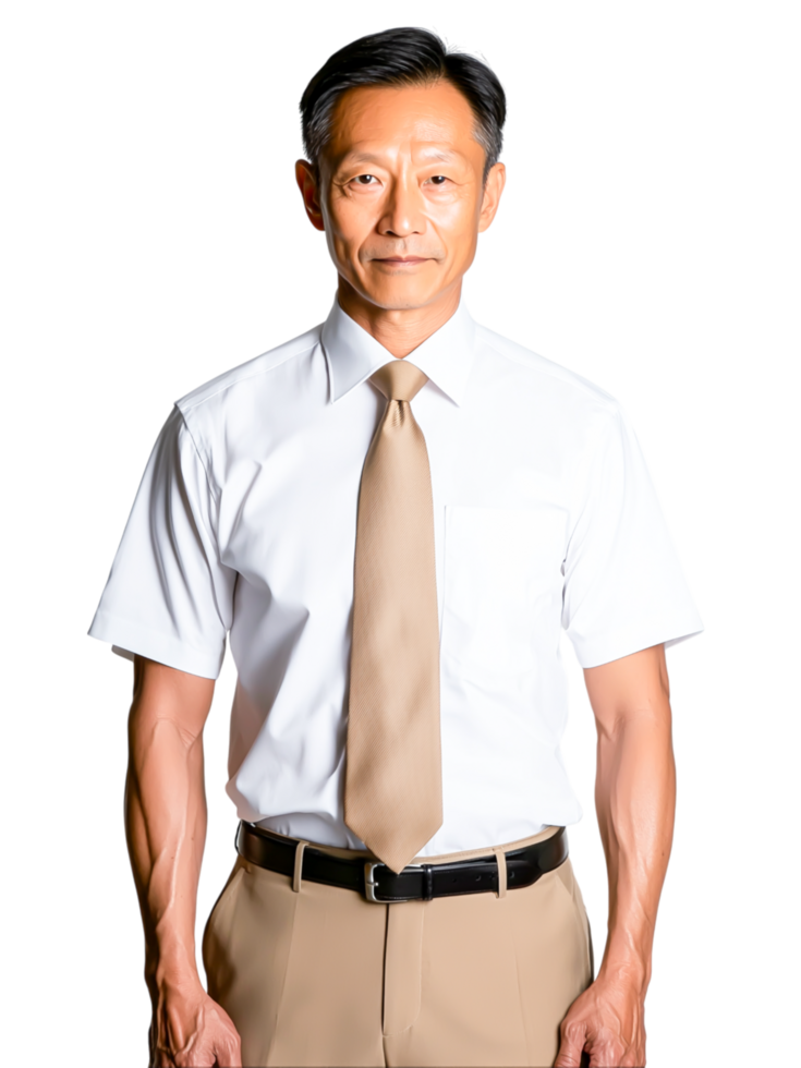 Professional Man in Formal Attire with Neutral Expression png
