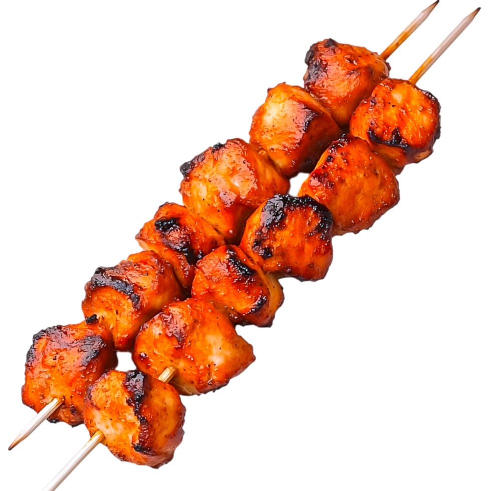 Grilled Chicken Skewers on a Stick png