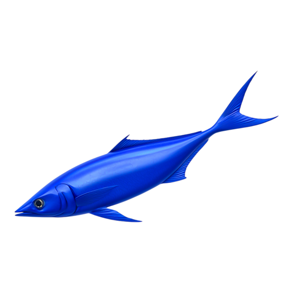 Vibrant Blue Fish Isolated png