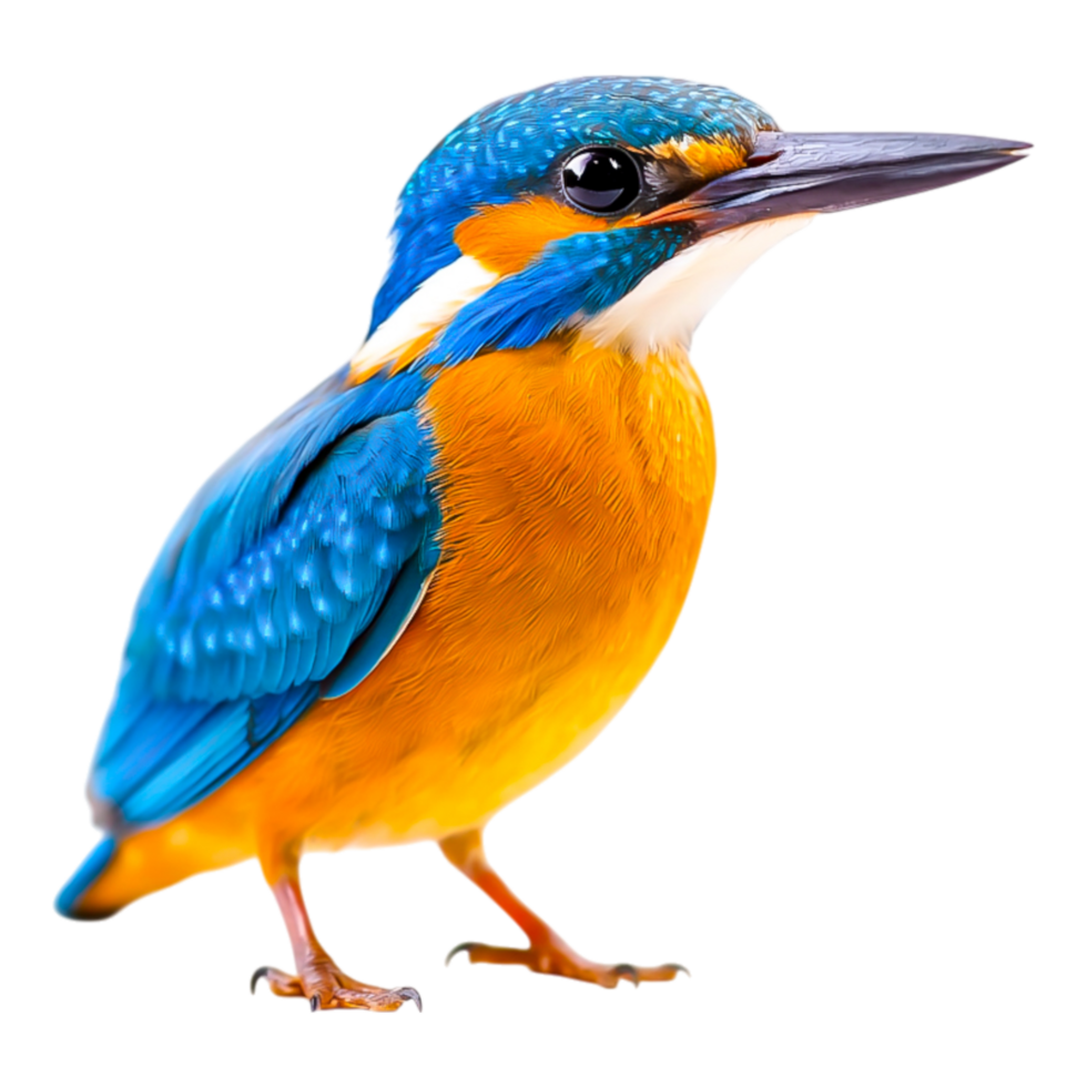 Vibrant Kingfisher in Bright Colors png