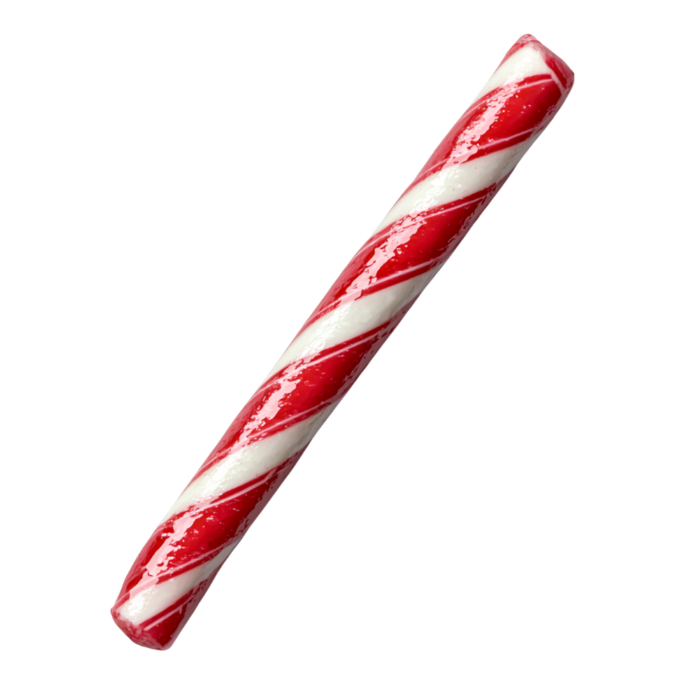 Classic Red and White Candy Cane for Holiday Season Decoration png