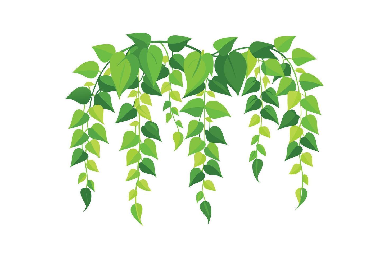 Elegant Vine Circle Frame - Foliage Design for Minimalist Decorative Natural Art vector