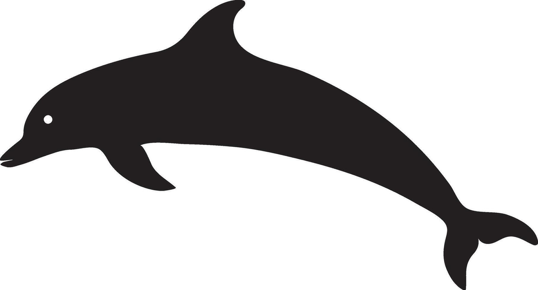 Custom Dolphin Fish Silhouette Designs for T-Shirts and Apparel vector