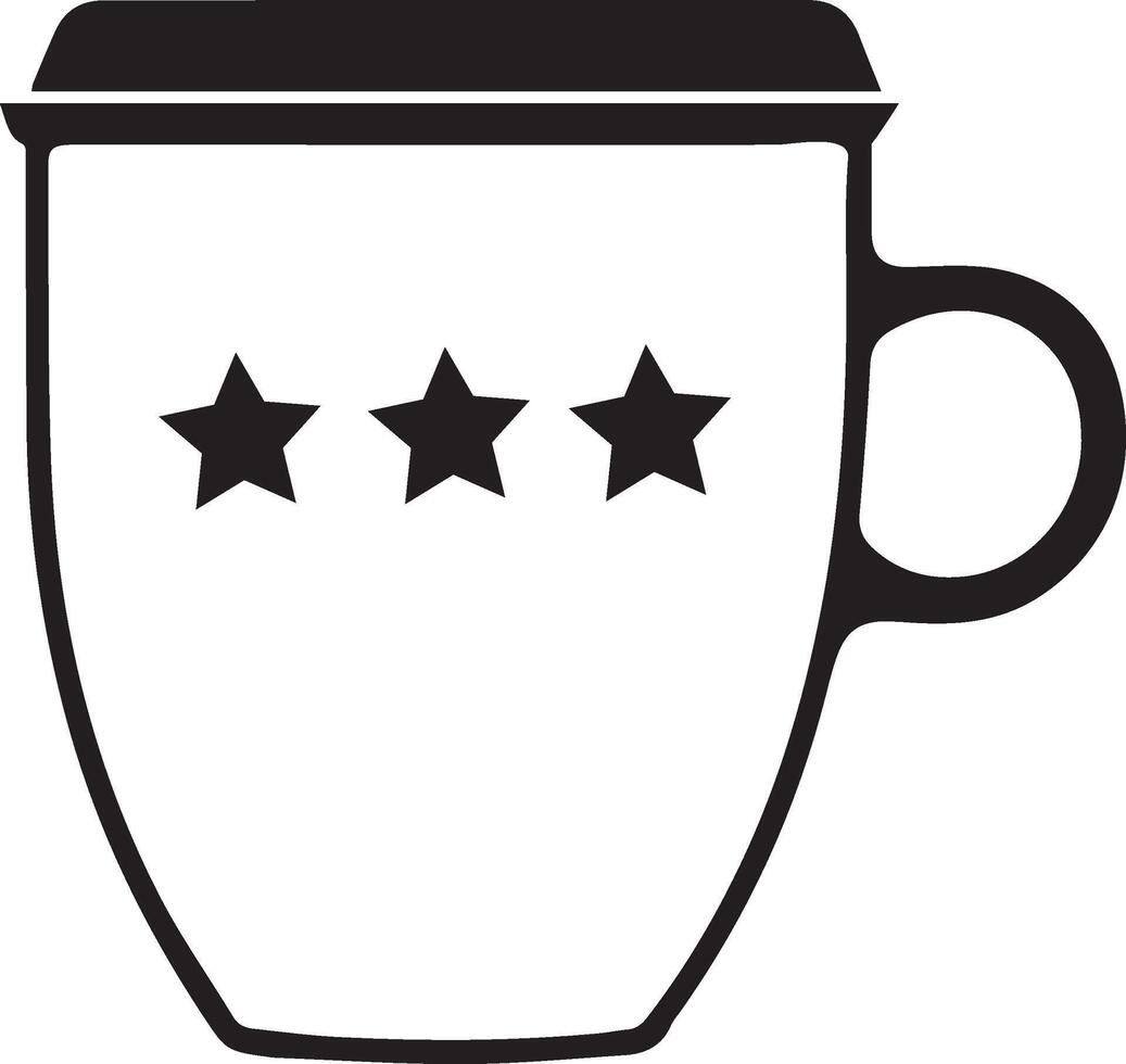 Unique Mug Icon Silhouettes to Enhance Your Portfolio vector