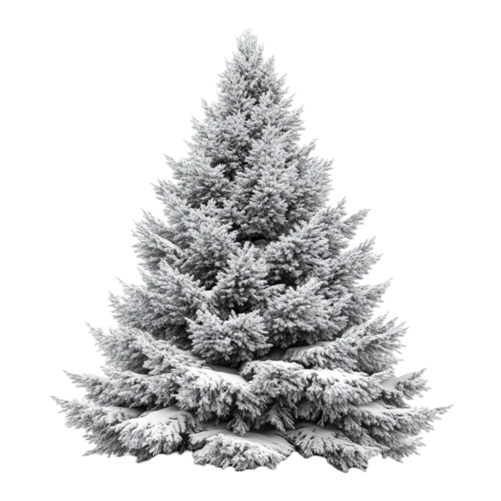 Snow Covered Pine Tree png