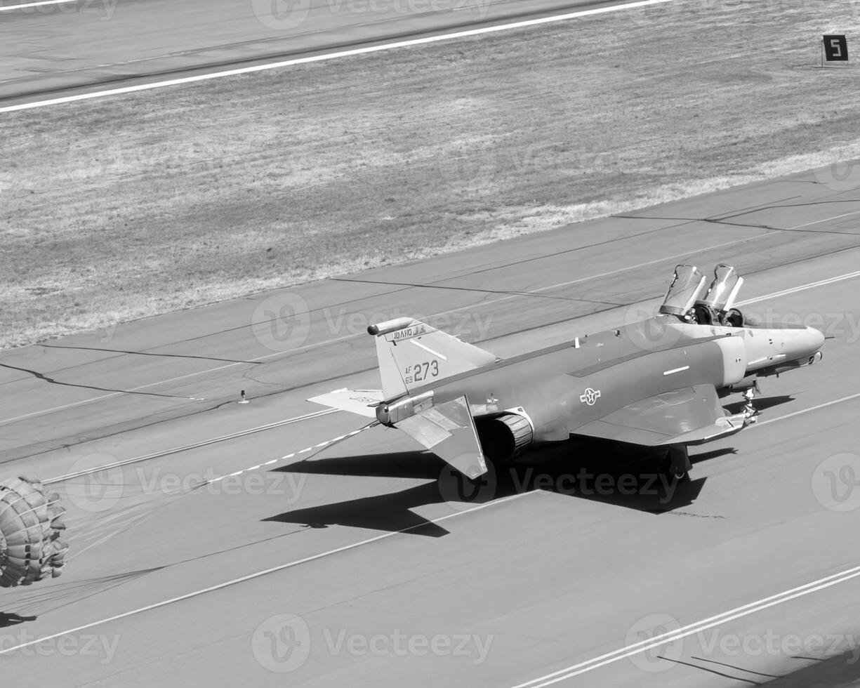 Military jet airplane, military fighter photo