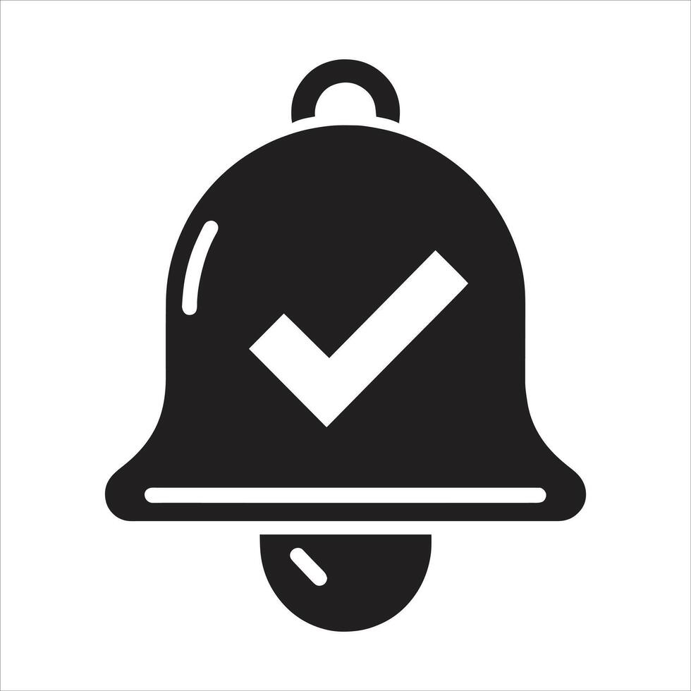 Notification icon, Bell Icon For Your Website, Mobile, Presentation vector