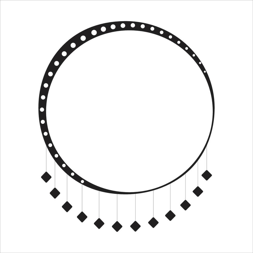 Black And White Indian Hindu Wedding Card Name Box, Date Box ,Program Box Clipart vector