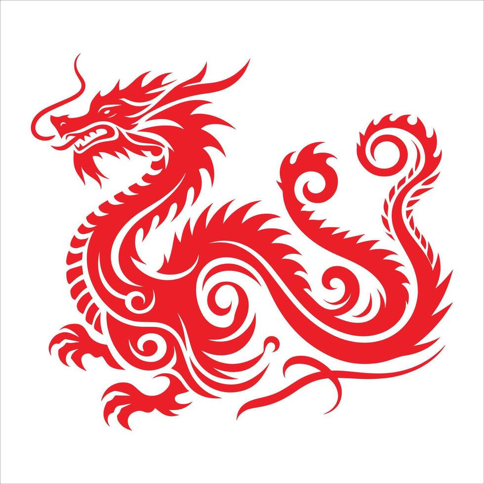 Happy Chinese New Year. Year of the dragon design zodiac symbol Illustration vector