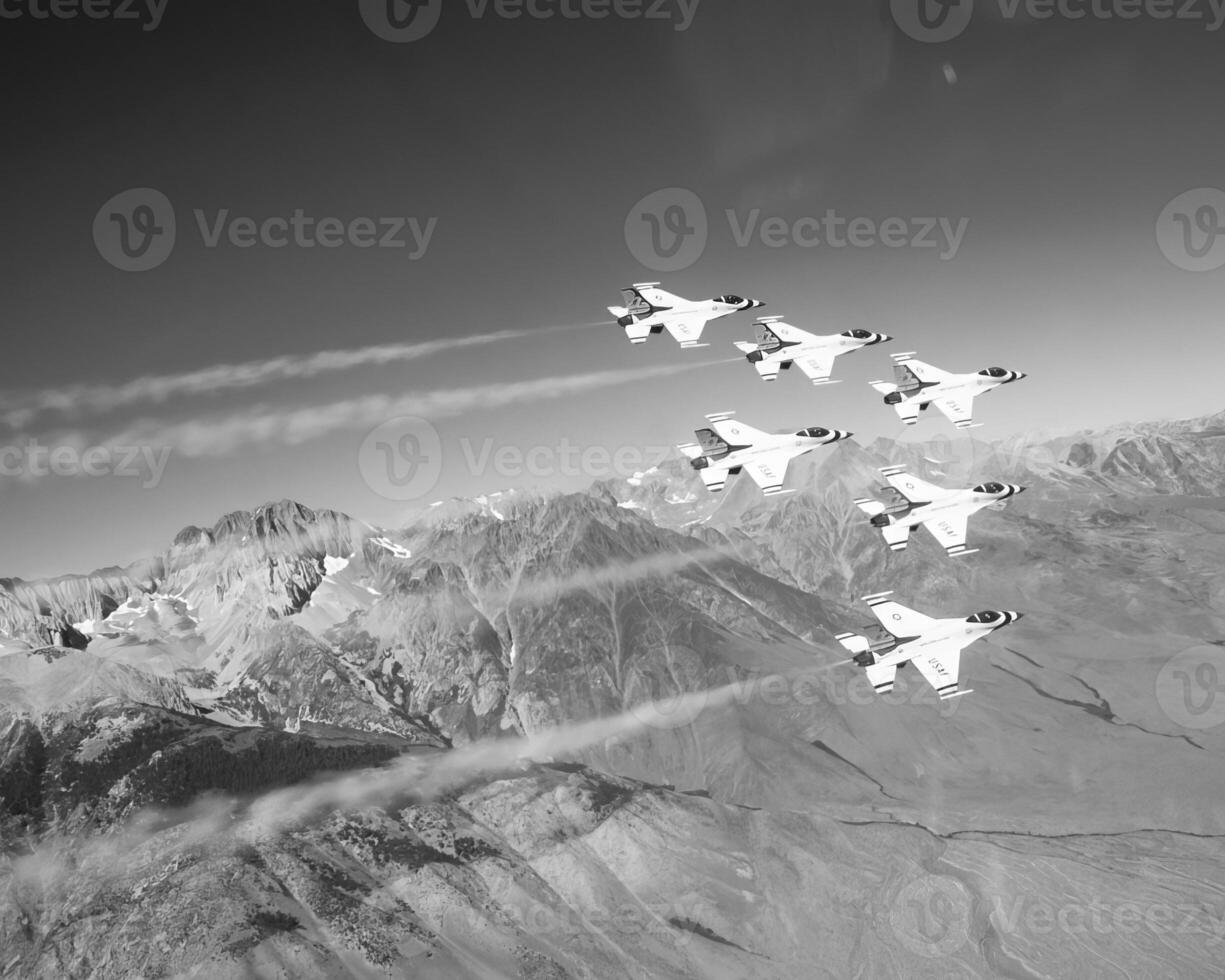 Military jet airplane, military fighter photo