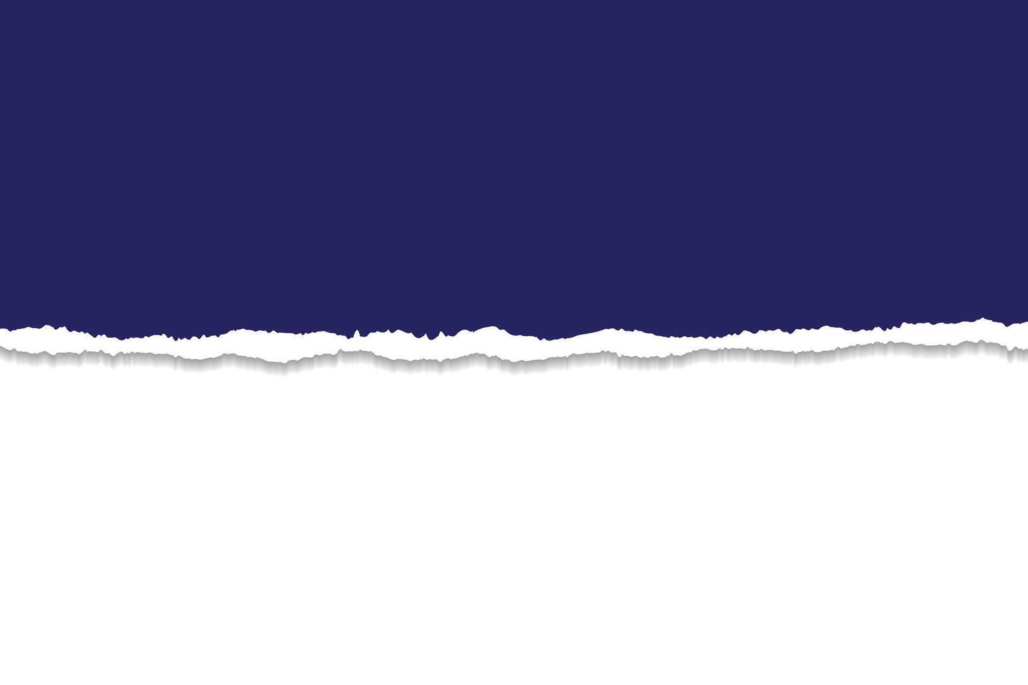 Torn Paper Edge with Dark Blue Background Creative Use. vector