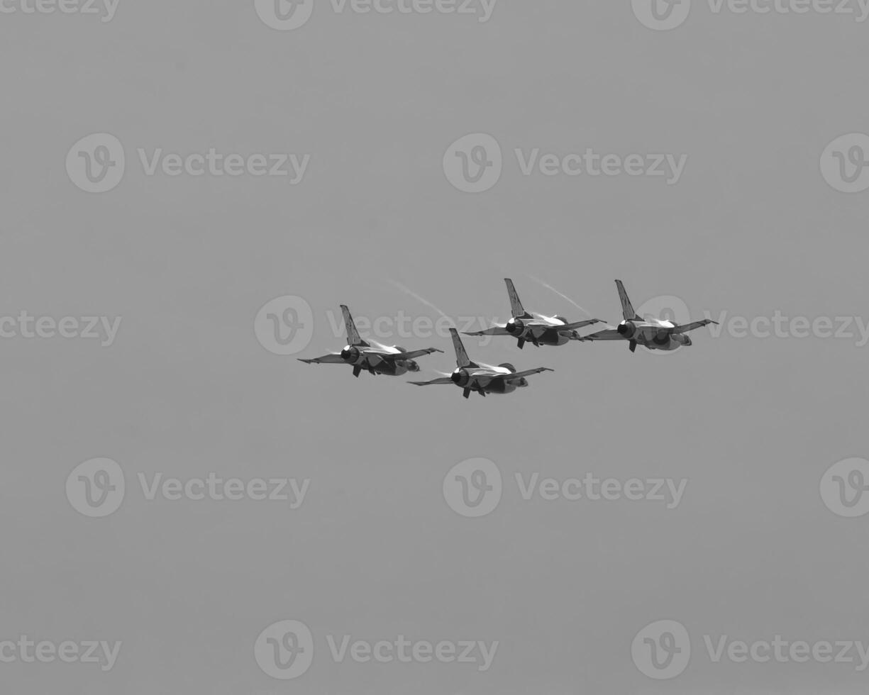 Military jet airplane, military fighter photo